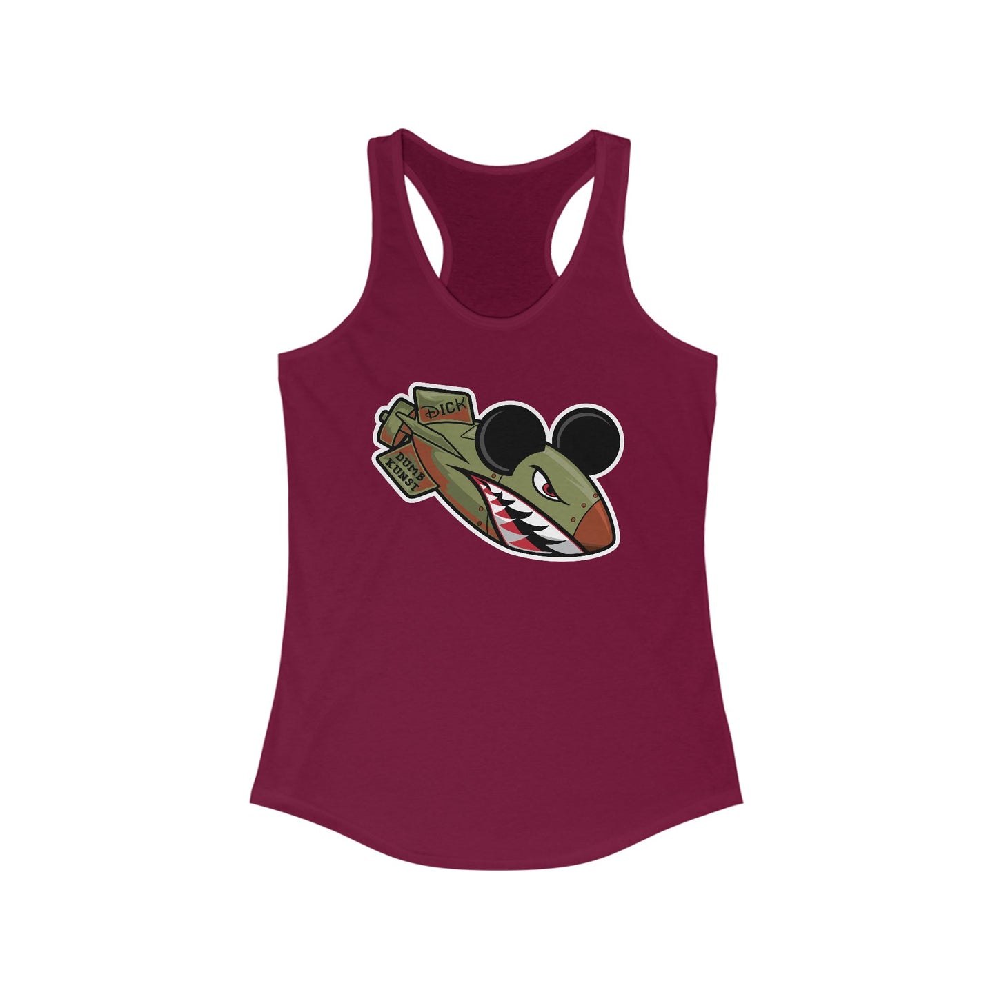 DK20: Meet Dick. He's The Bomb! - Ladies Racerback Tank