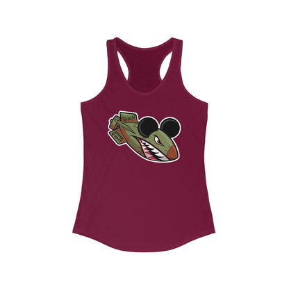 DK20: Meet Dick. He's The Bomb! - Ladies Racerback Tank