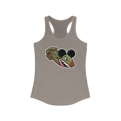 DK20: Meet Dick. He's The Bomb! - Ladies Racerback Tank