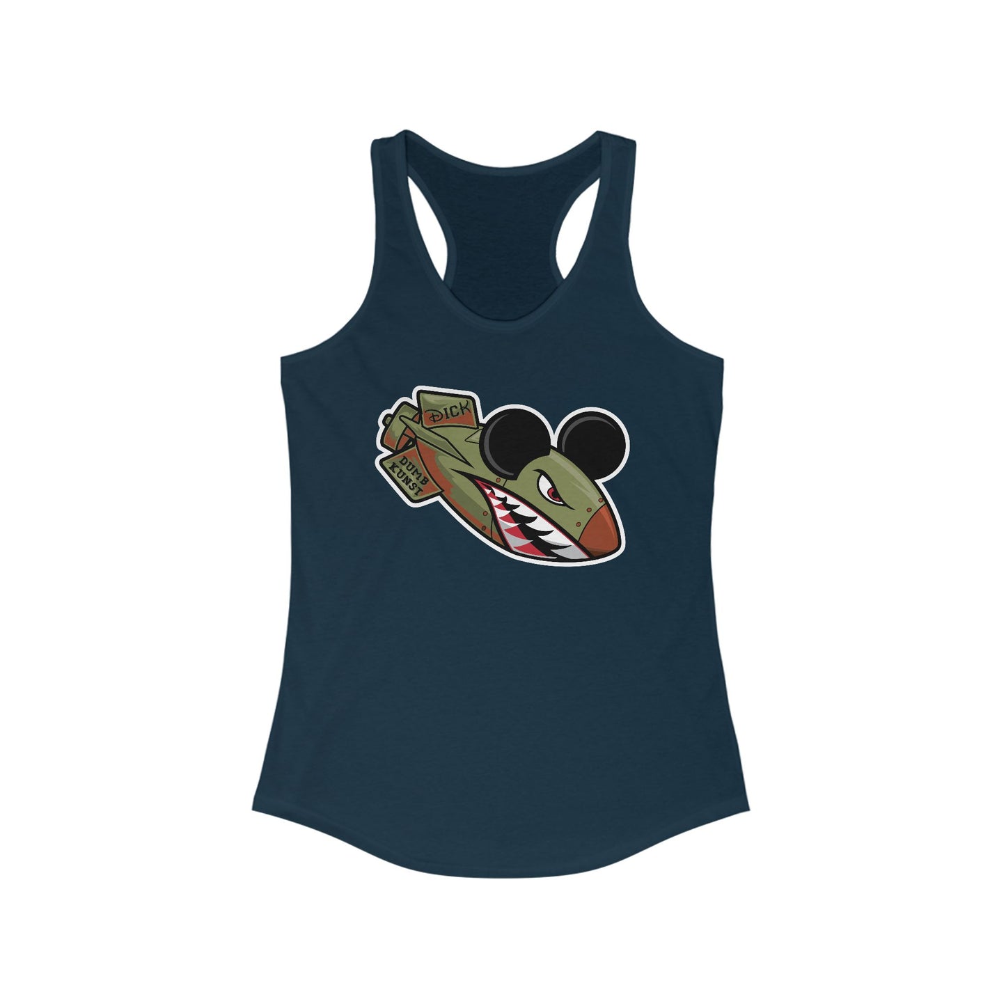 DK20: Meet Dick. He's The Bomb! - Ladies Racerback Tank