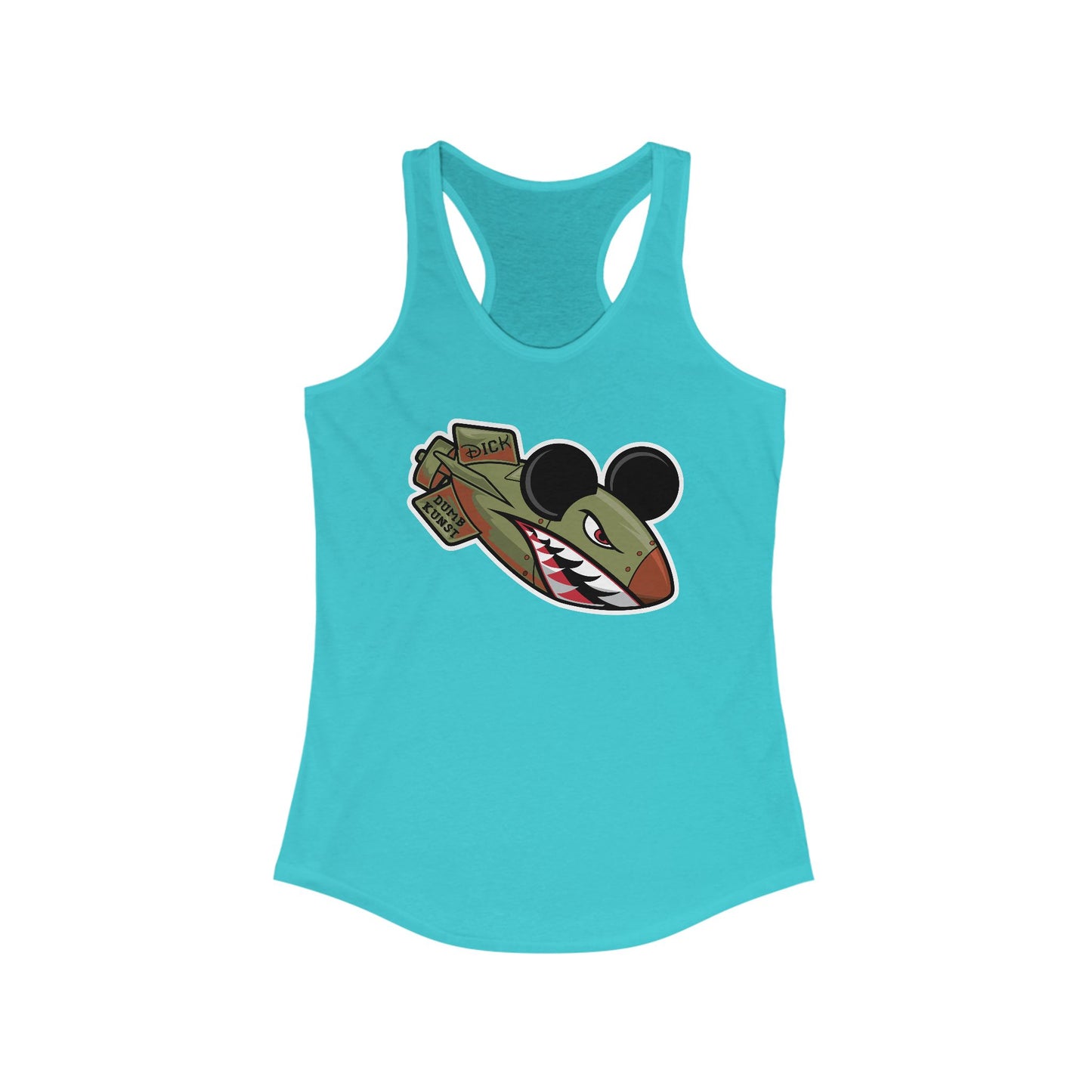 DK20: Meet Dick. He's The Bomb! - Ladies Racerback Tank