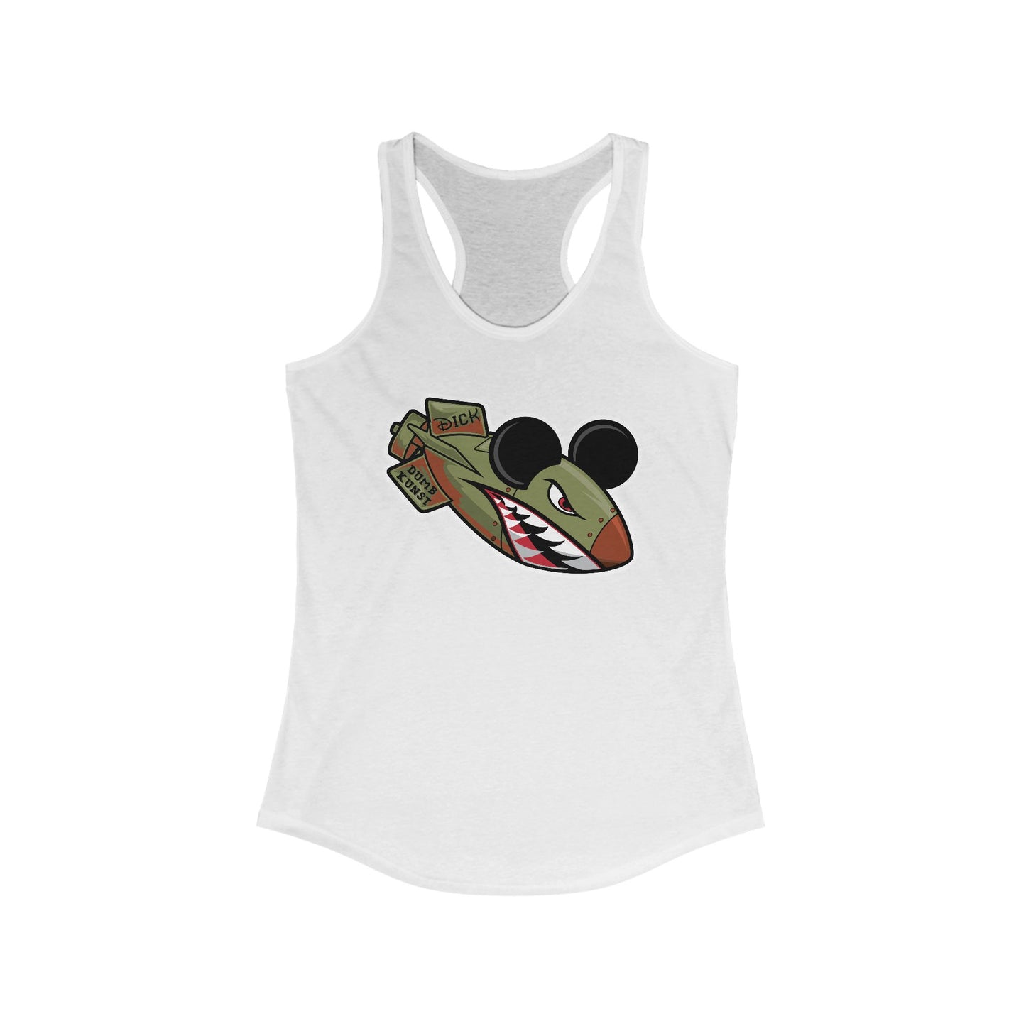 DK20: Meet Dick. He's The Bomb! - Ladies Racerback Tank