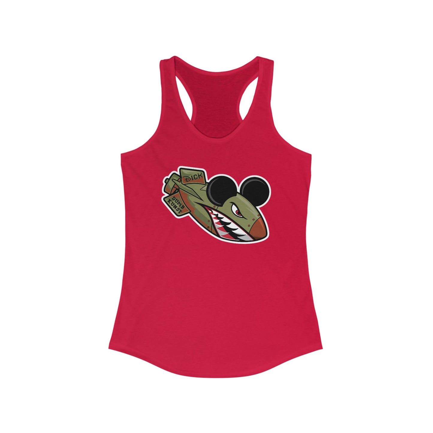 DK20: Meet Dick. He's The Bomb! - Ladies Racerback Tank