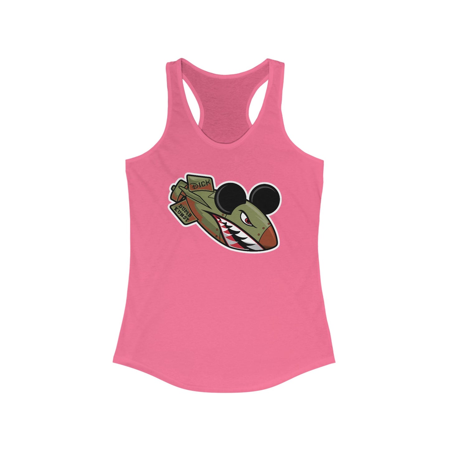 DK20: Meet Dick. He's The Bomb! - Ladies Racerback Tank