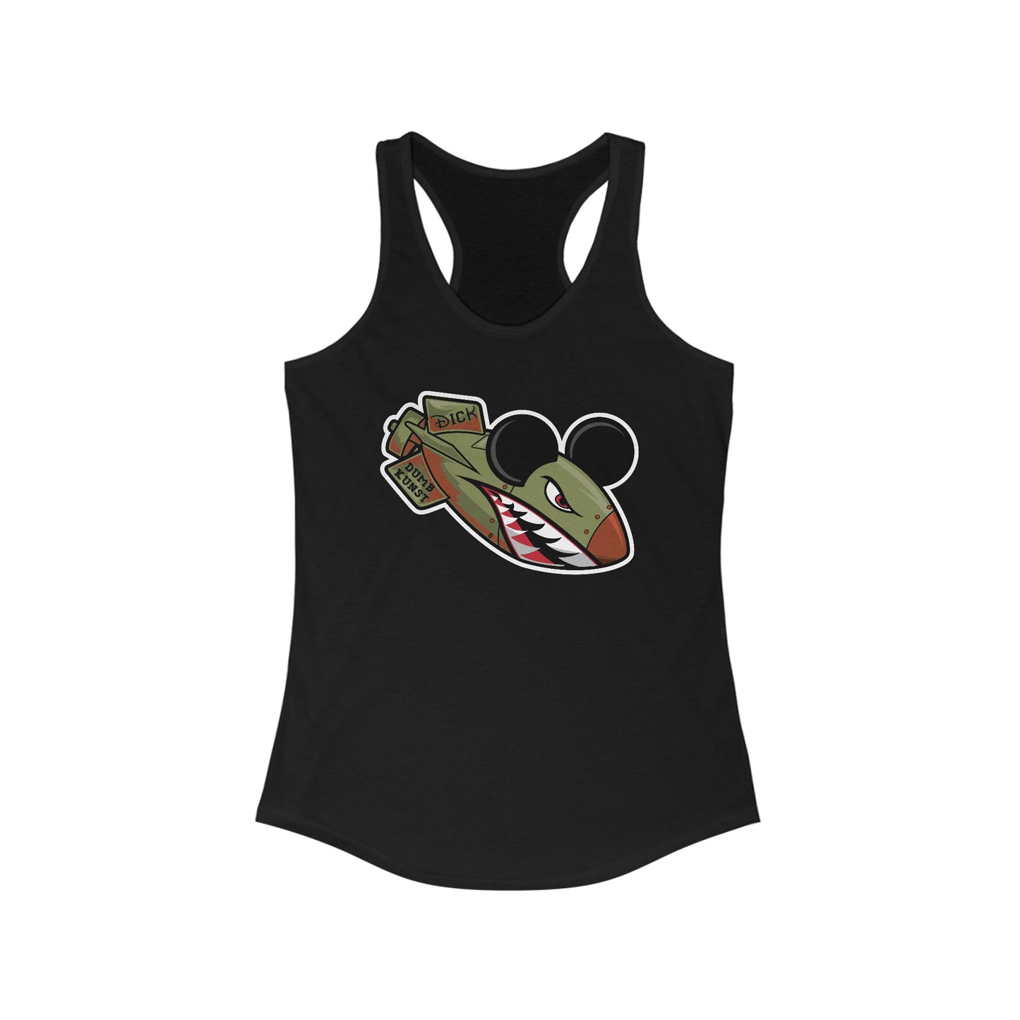 DK20: Meet Dick. He's The Bomb! - Ladies Racerback Tank