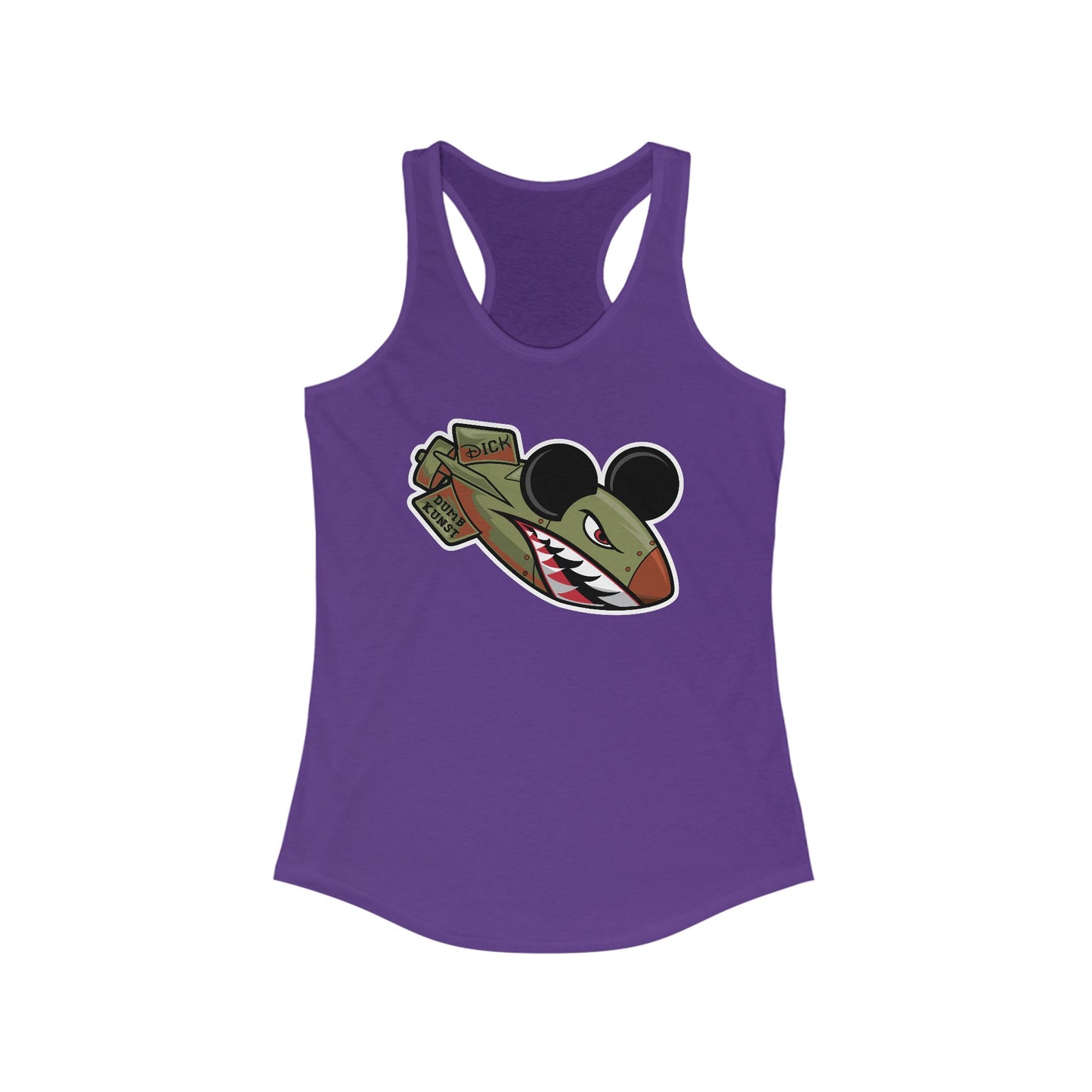 DK20: Meet Dick. He's The Bomb! - Ladies Racerback Tank