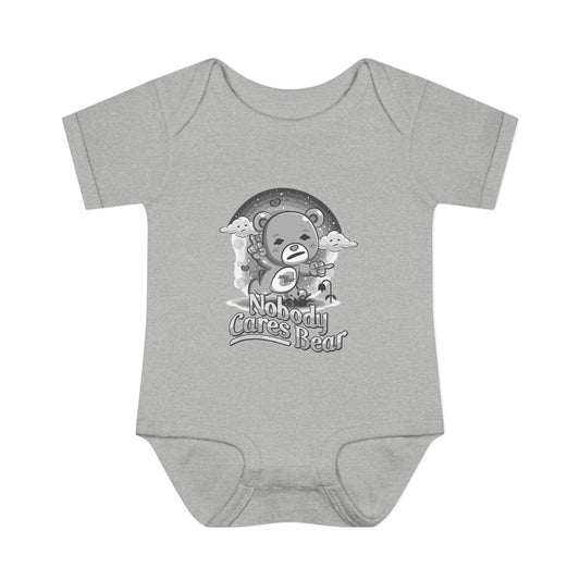 DK227: Nobody Cares Bear - Infant Sized Onsie