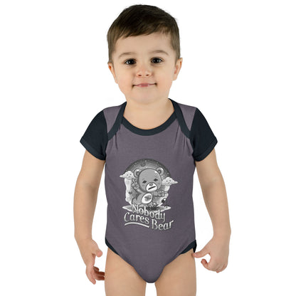 DK227: Nobody Cares Bear - Infant Sized Onsie