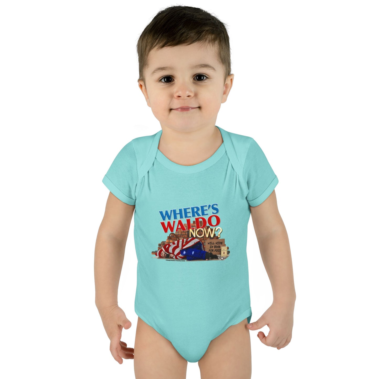 DK89: Where's Waldo Now? - Infant Sized Onsie