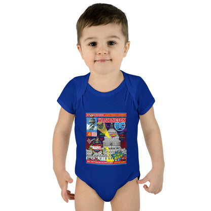 DK149: UnMARVELousington D.C. - Infant Sized Onsie