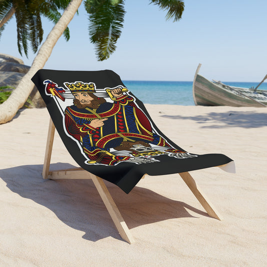 DK121: The King Is Dead - 30"x60" Beach Towel
