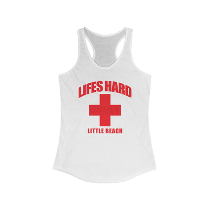 DK42: LIFESHARD - Little Beach - Ladies Racerback Tank