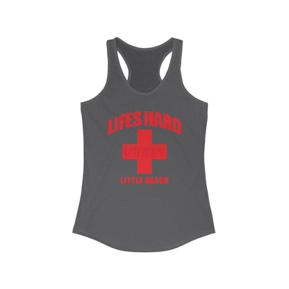 DK42: LIFESHARD - Little Beach - Ladies Racerback Tank