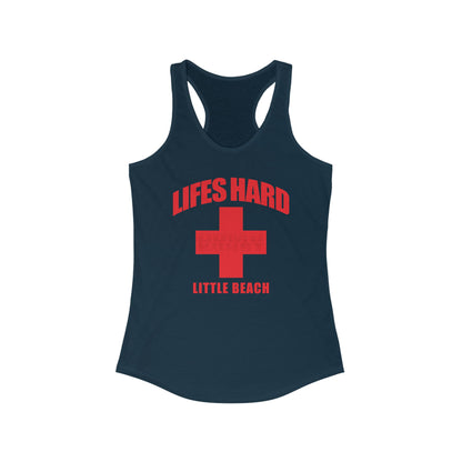DK42: LIFESHARD - Little Beach - Ladies Racerback Tank