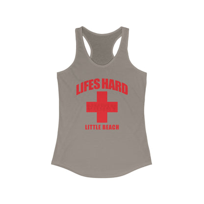 DK42: LIFESHARD - Little Beach - Ladies Racerback Tank
