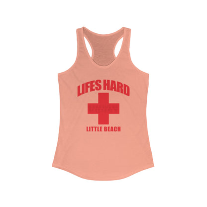 DK42: LIFESHARD - Little Beach - Ladies Racerback Tank