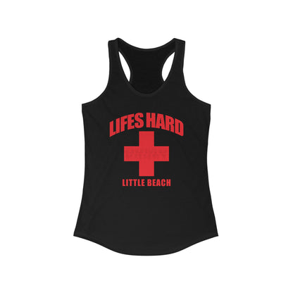 DK42: LIFESHARD - Little Beach - Ladies Racerback Tank