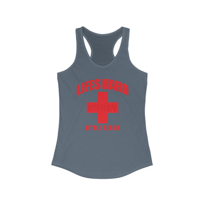 DK42: LIFESHARD - Little Beach - Ladies Racerback Tank