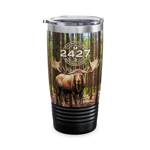 Moose Lodge 2427 - Woodlands Moose - Ringneck Tumbler (20oz)