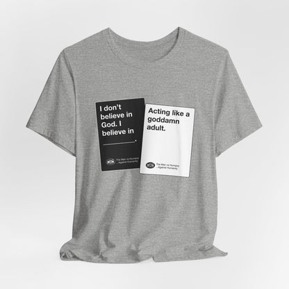 DK180: Humans Against Humanity (Adulting Edition) - Unisex S/S T-Shirt