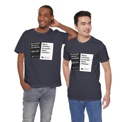 DK180: Humans Against Humanity (Offended Edition) - Unisex S/S T-Shirt