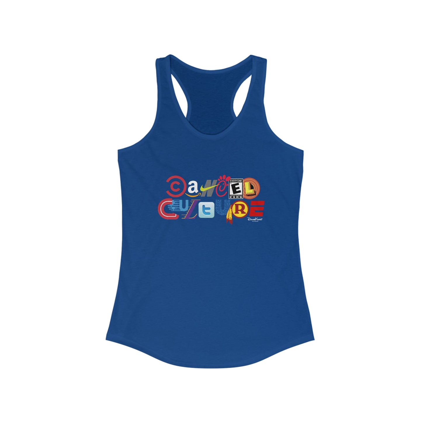 DK53: Cancel Culture - Ladies Racerback Tank