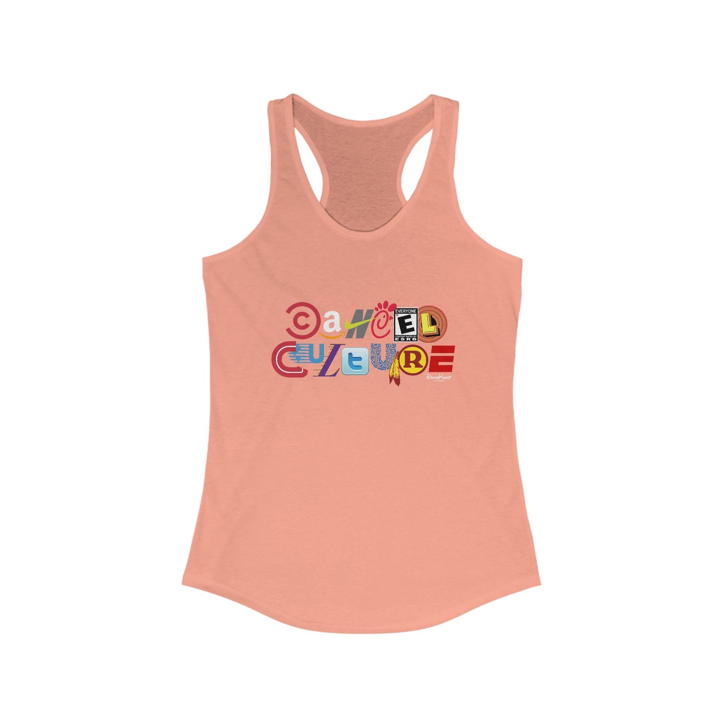 DK53: Cancel Culture - Ladies Racerback Tank
