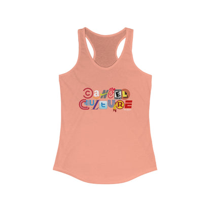 DK53: Cancel Culture - Ladies Racerback Tank