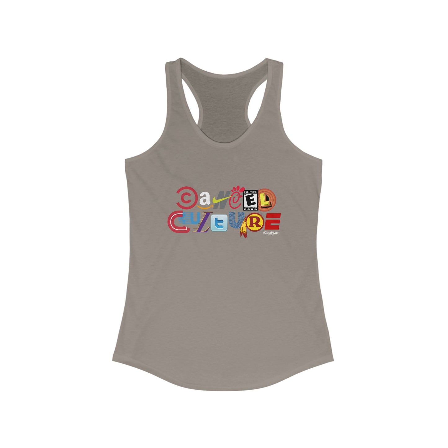 DK53: Cancel Culture - Ladies Racerback Tank