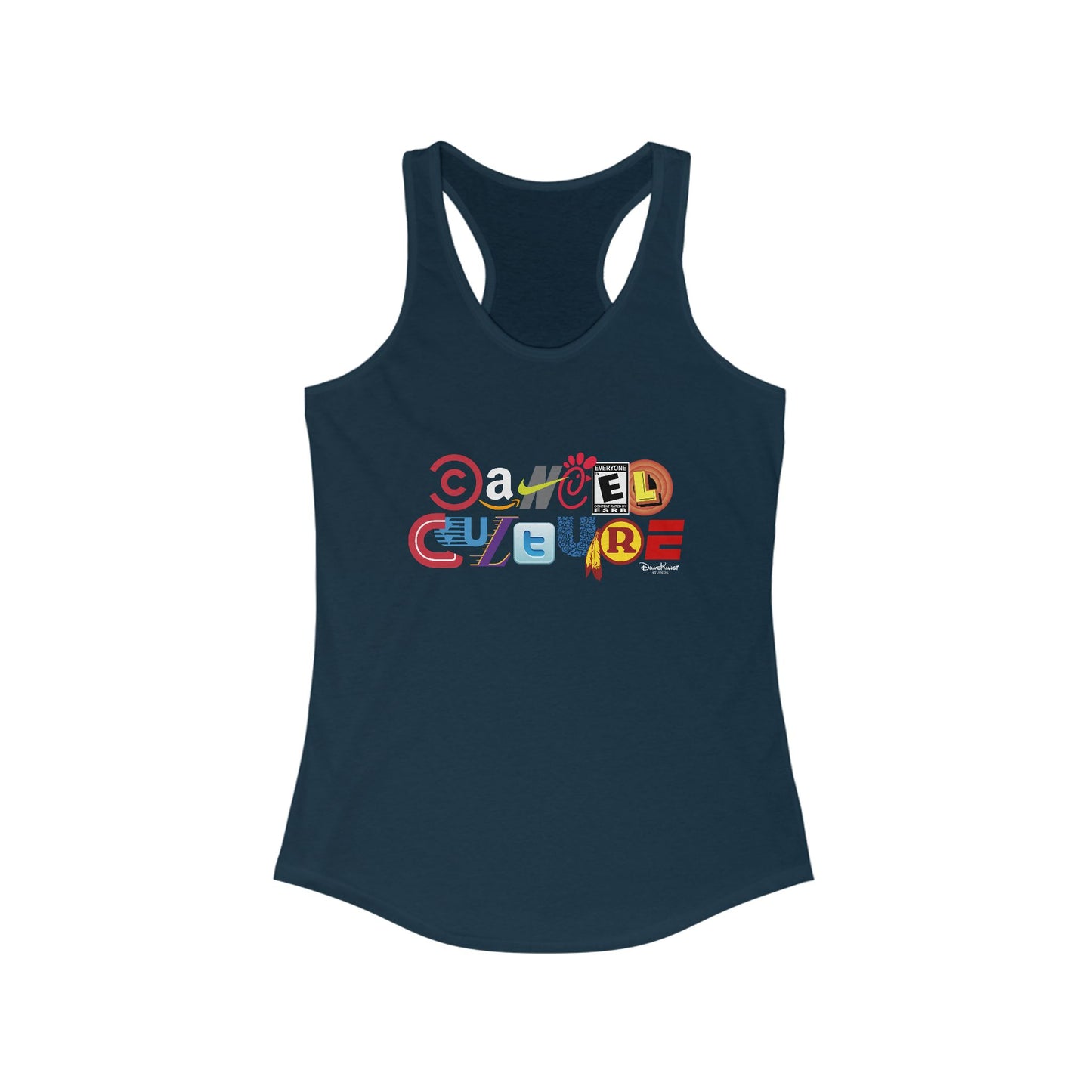 DK53: Cancel Culture - Ladies Racerback Tank