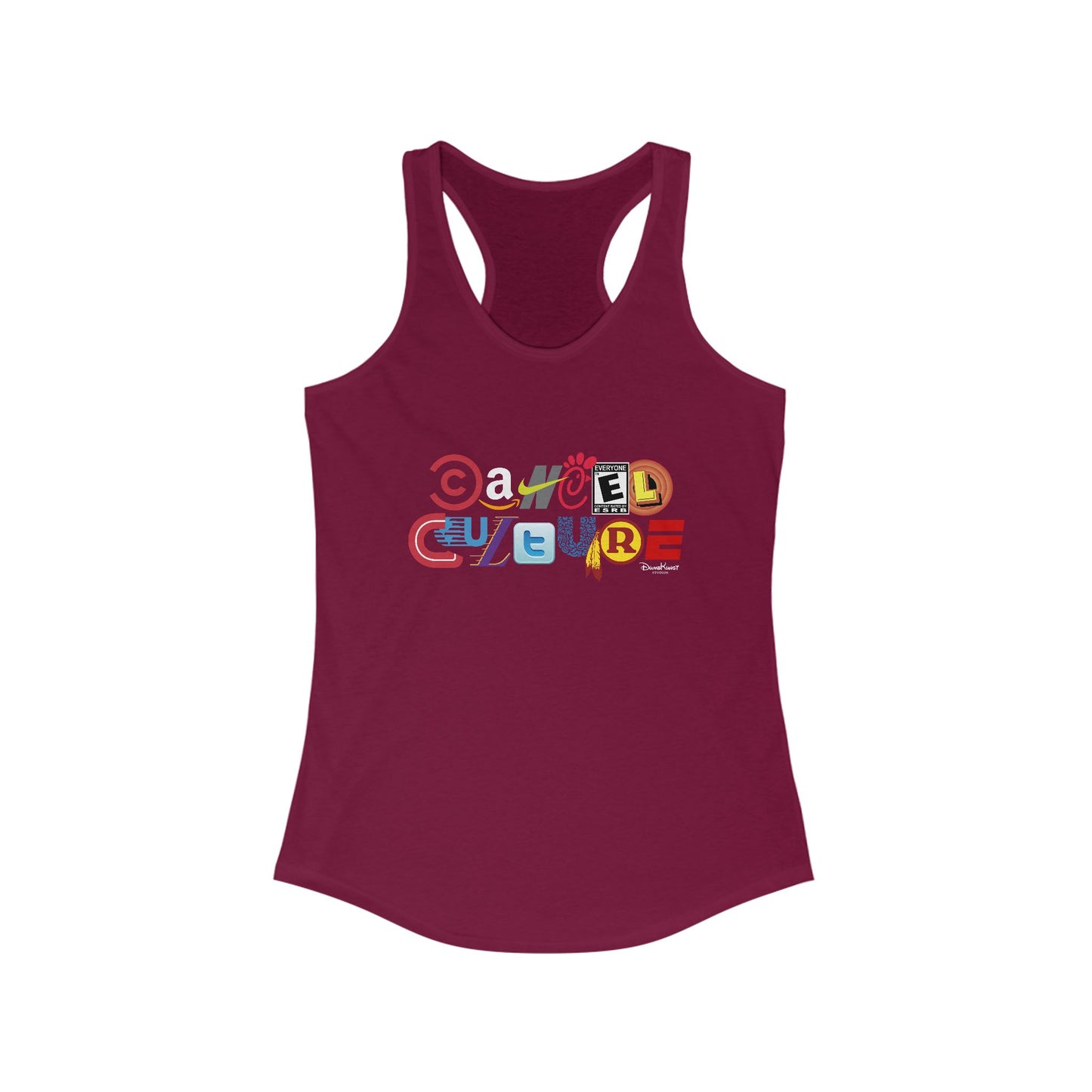 DK53: Cancel Culture - Ladies Racerback Tank