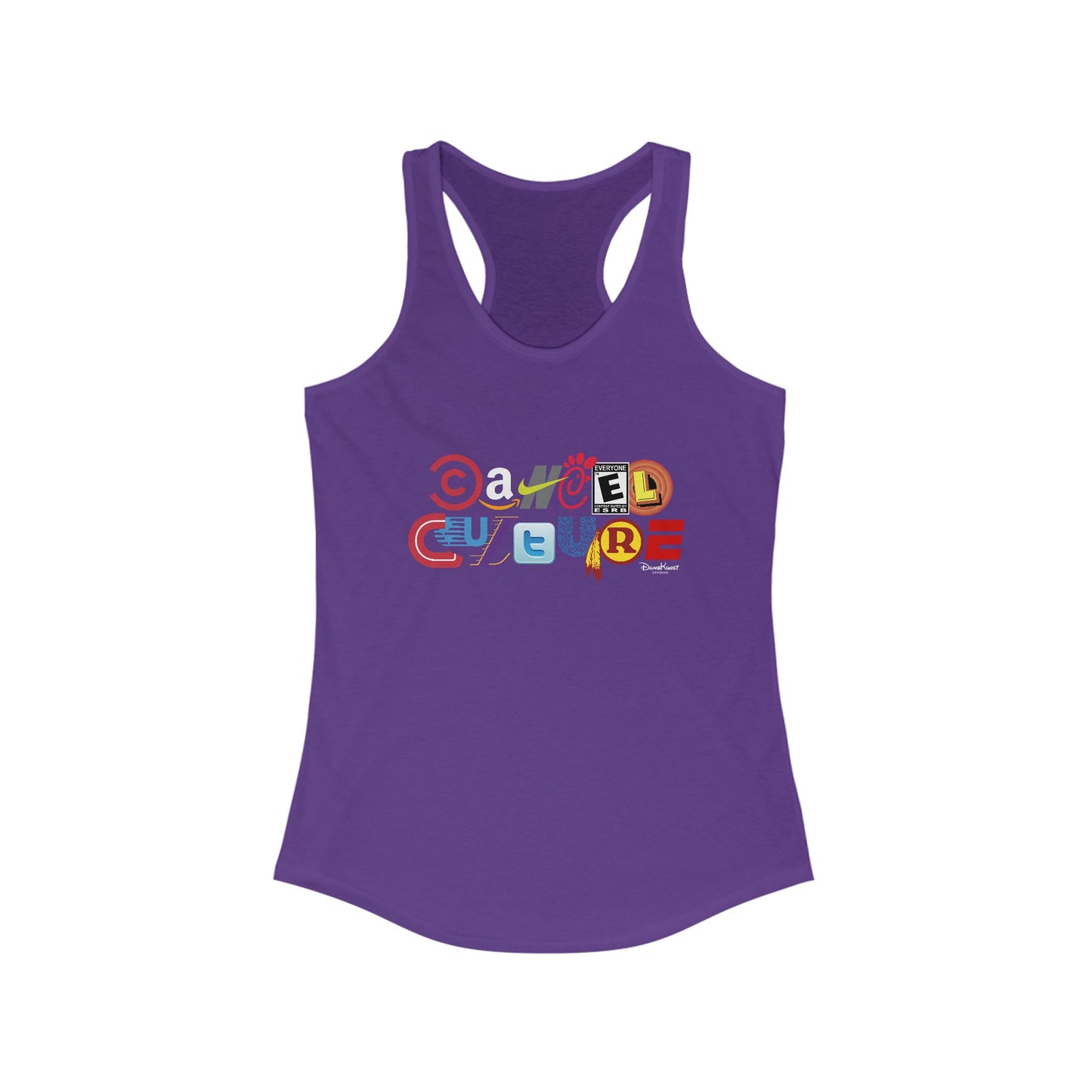 DK53: Cancel Culture - Ladies Racerback Tank