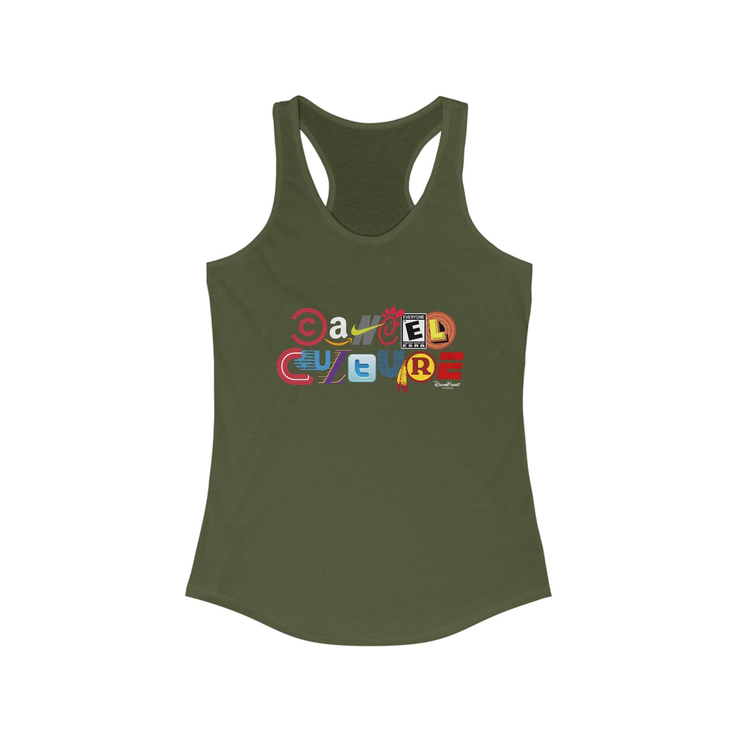 DK53: Cancel Culture - Ladies Racerback Tank
