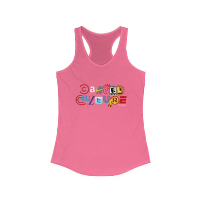 DK53: Cancel Culture - Ladies Racerback Tank