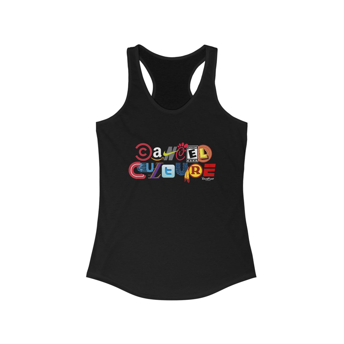 DK53: Cancel Culture - Ladies Racerback Tank