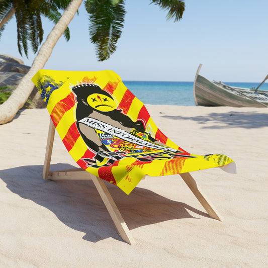DK60: Miss Information USA - 30"x60" Beach Towel