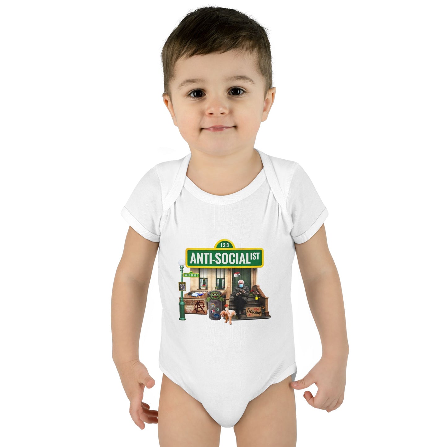 DK58: Bernie The Grouch - Infant Sized Onsie