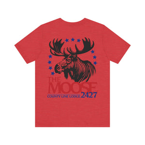 Moose Lodge 2427 - Moose For President - Unisex T-Shirt (Front & Back Print)