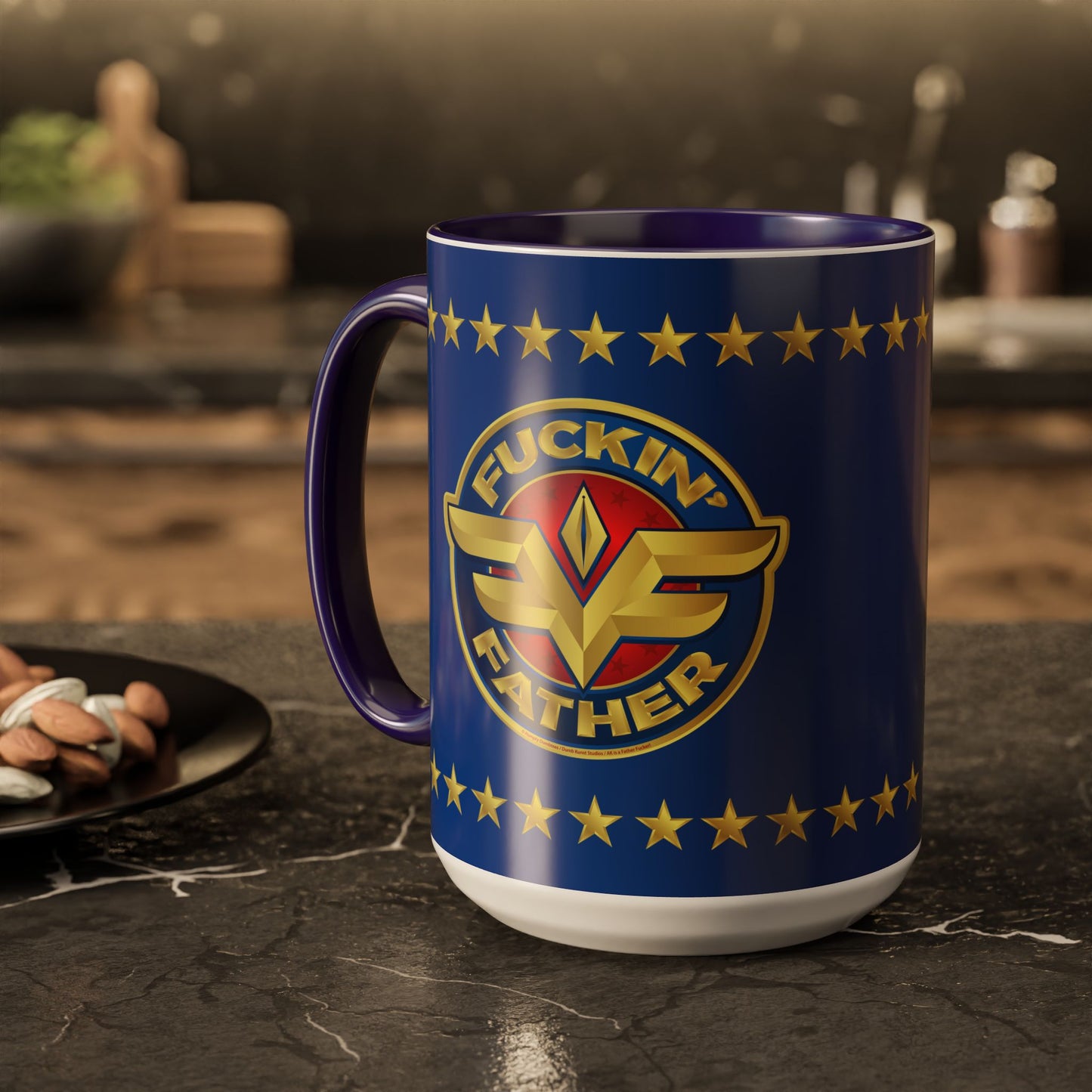 DK234: MF'in Fatherfuckers (HIS Edition) - Ceramic Coffee Mugs