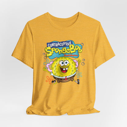 DK196: Contraceptive SpongeBob - Unisex S/S T-Shirt