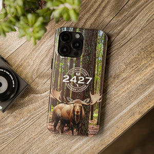 Moose Lodge 2427 - Woodlands Moose - Tough Phone Cases (Select Phone Models)