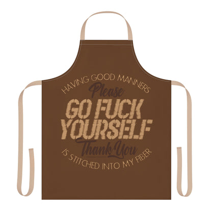 DK90: Please & Thank You (Go Fuck Yourself) - Twill Kitchen Apron