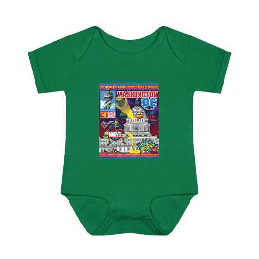 DK149: UnMARVELousington D.C. - Infant Sized Onsie