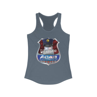 DK210: A.C.A.B. (Congress Edition) - Ladies Raceback Tank