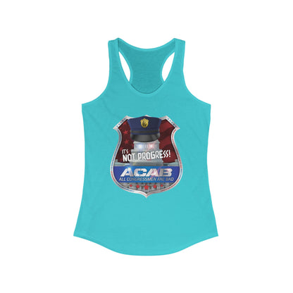DK210: A.C.A.B. (Congress Edition) - Ladies Raceback Tank