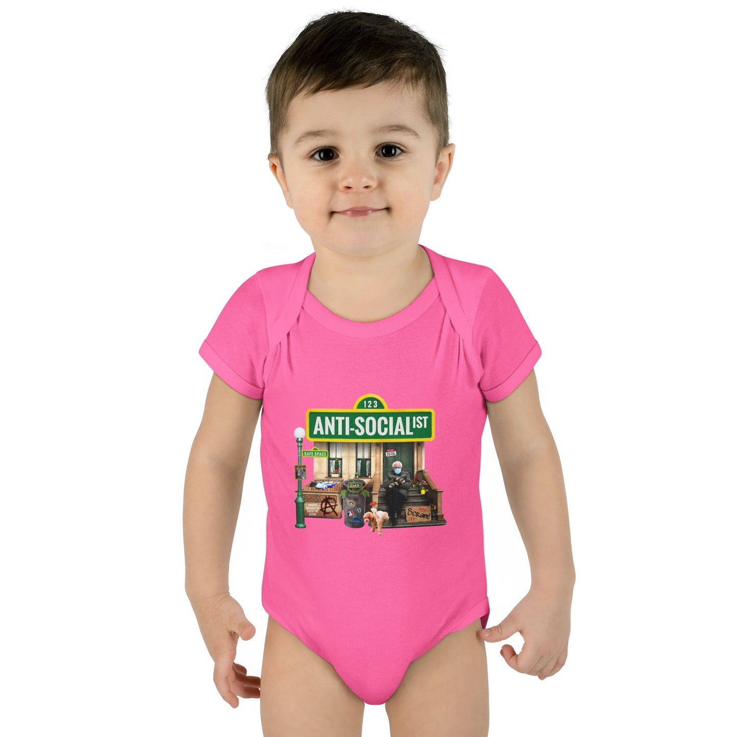 DK58: Bernie The Grouch - Infant Sized Onsie