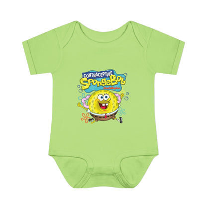 DK196: Contraceptive SpongeBob - Infant Sized Onsie