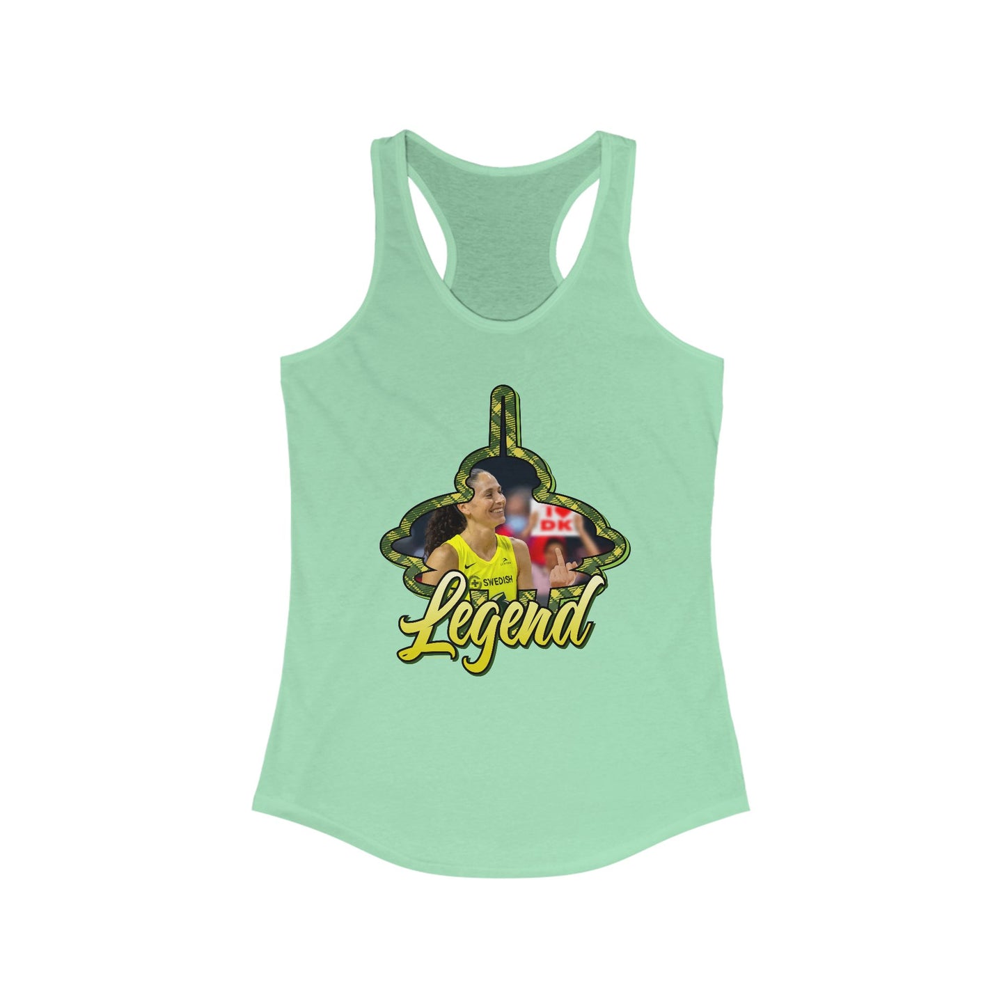 DK33: Give 'em the Bird (Sue Edition) - Ladies Racerback Tank