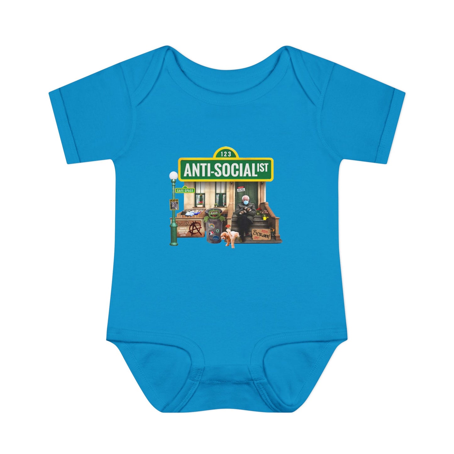 DK58: Bernie The Grouch - Infant Sized Onsie