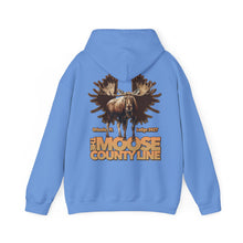 Load image into Gallery viewer, Moose Lodge 2427 - Moose Antlers - Hooded Sweatshirt (Front &amp; Back Print)
